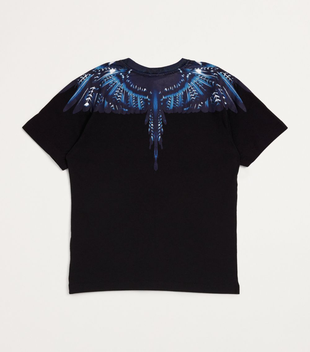  Marcelo Burlon County Of Milan Kids Cotton Grizzly Wings T-Shirt (4-12 Years)