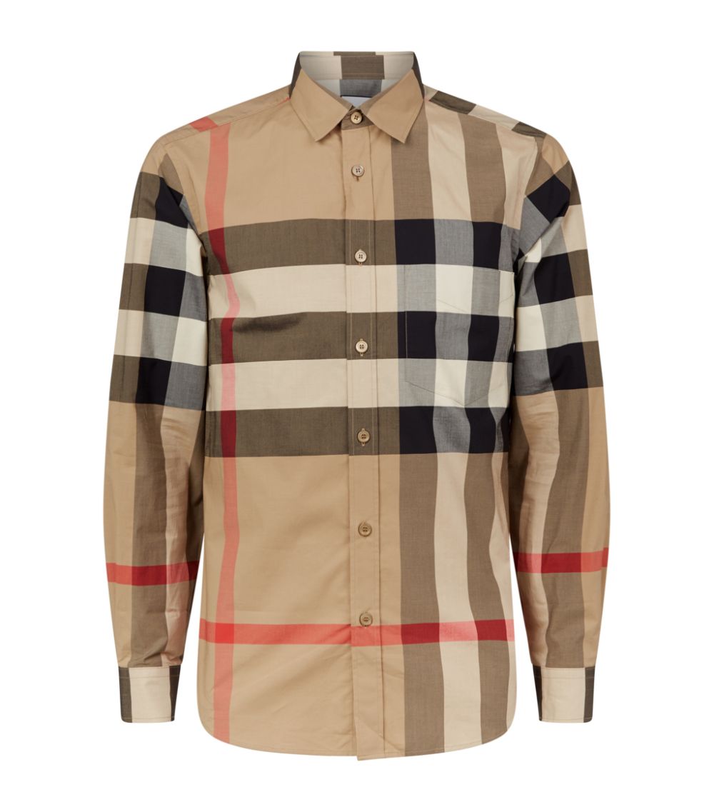 Burberry Burberry oversized check shirt