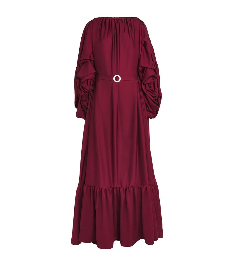 Edeline Lee Edeline Lee Puff-Sleeve Gown