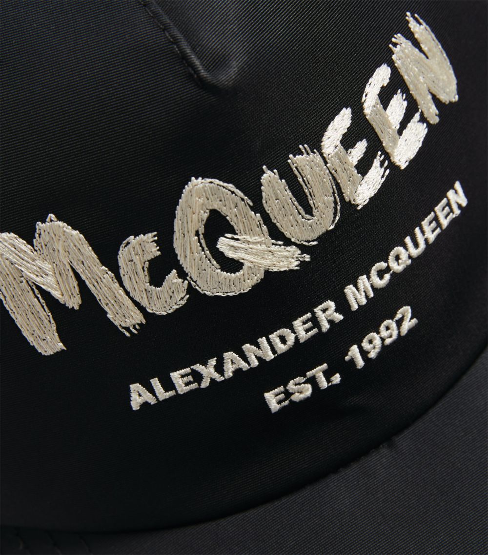 Alexander McQueen Alexander Mcqueen Mcqueen Graffiti Baseball Cap