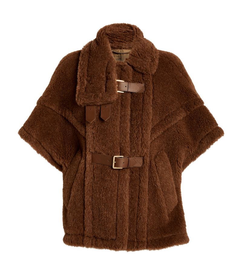 Max Mara Max Mara Wool Buckled Cape