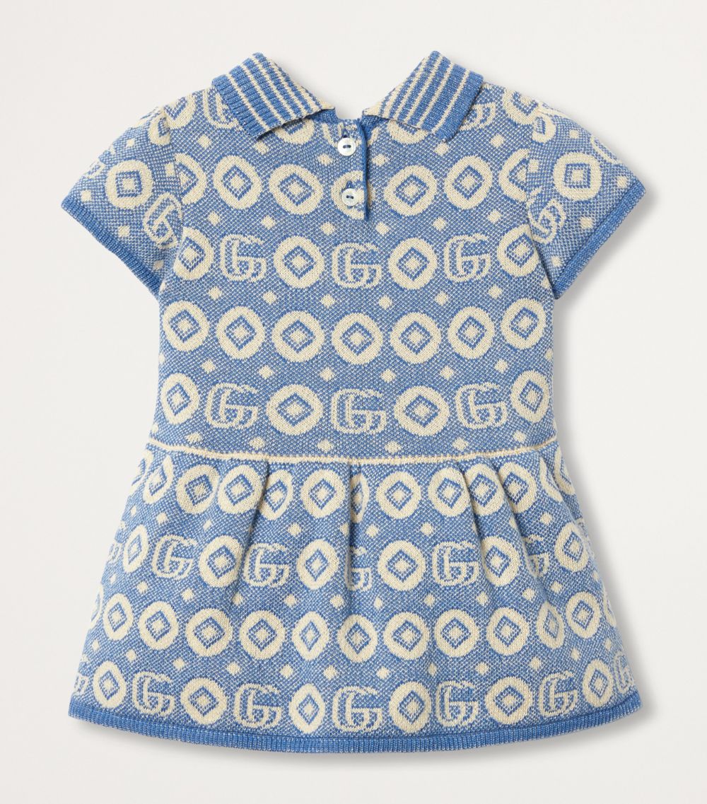 Gucci Gucci Kids Cotton Double G Dress (3-24 Months)