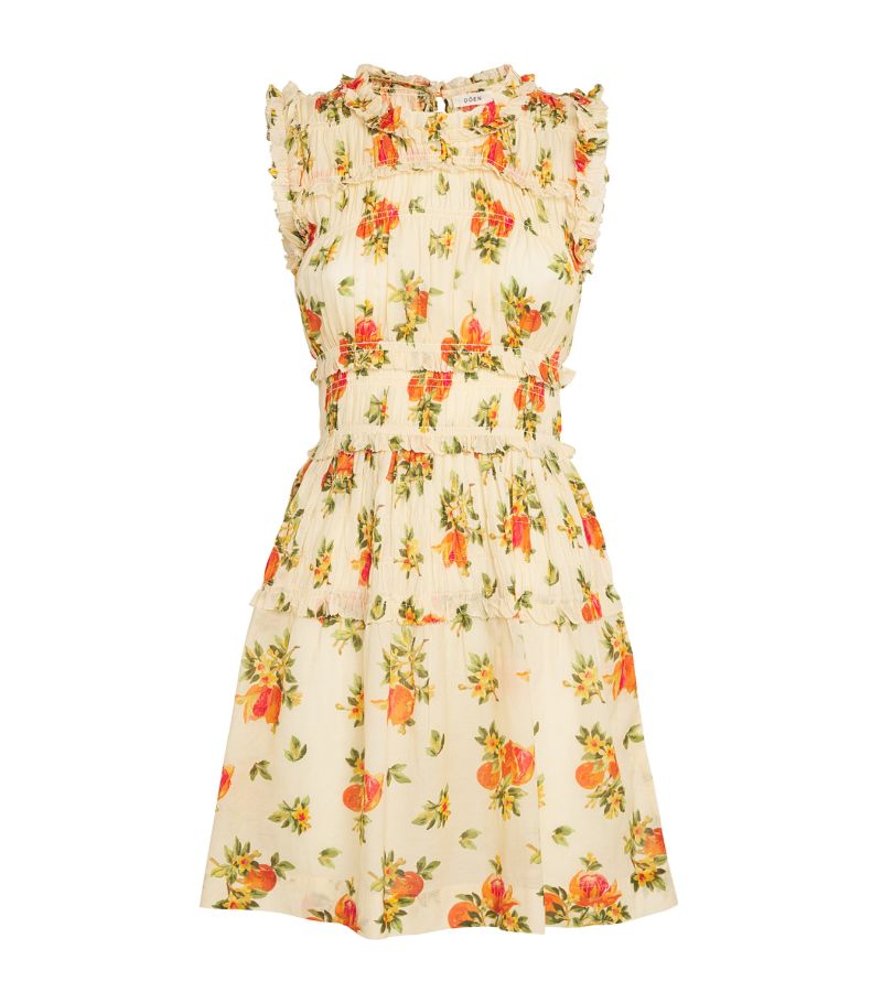 Dôen Dôen Orangerie Floral Print Martha Mini Dress