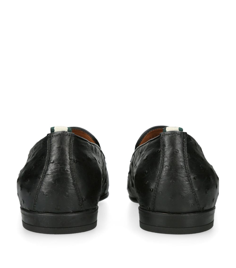 Brotini Brotini Ostrich Leather Loafers
