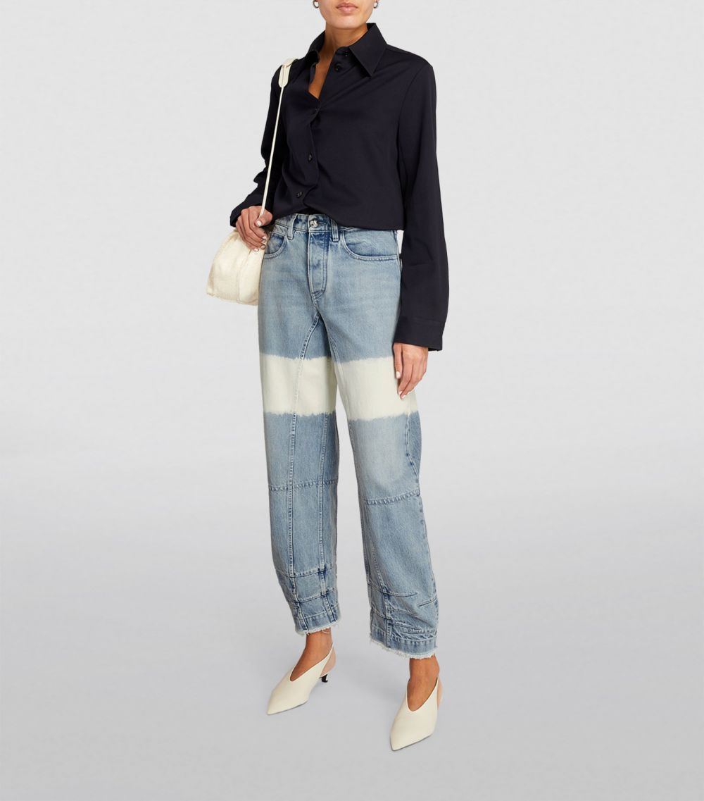 Jil Sander Jil Sander Contrast-Detail Straight Jeans