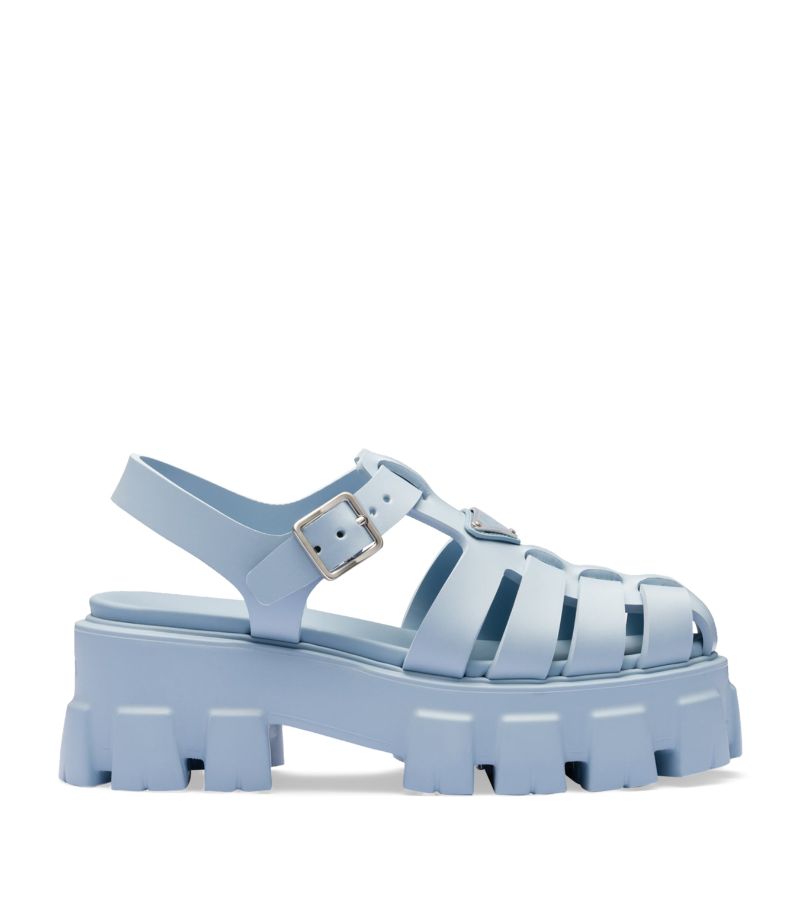 Prada Prada Rubber Platform Sandals 55