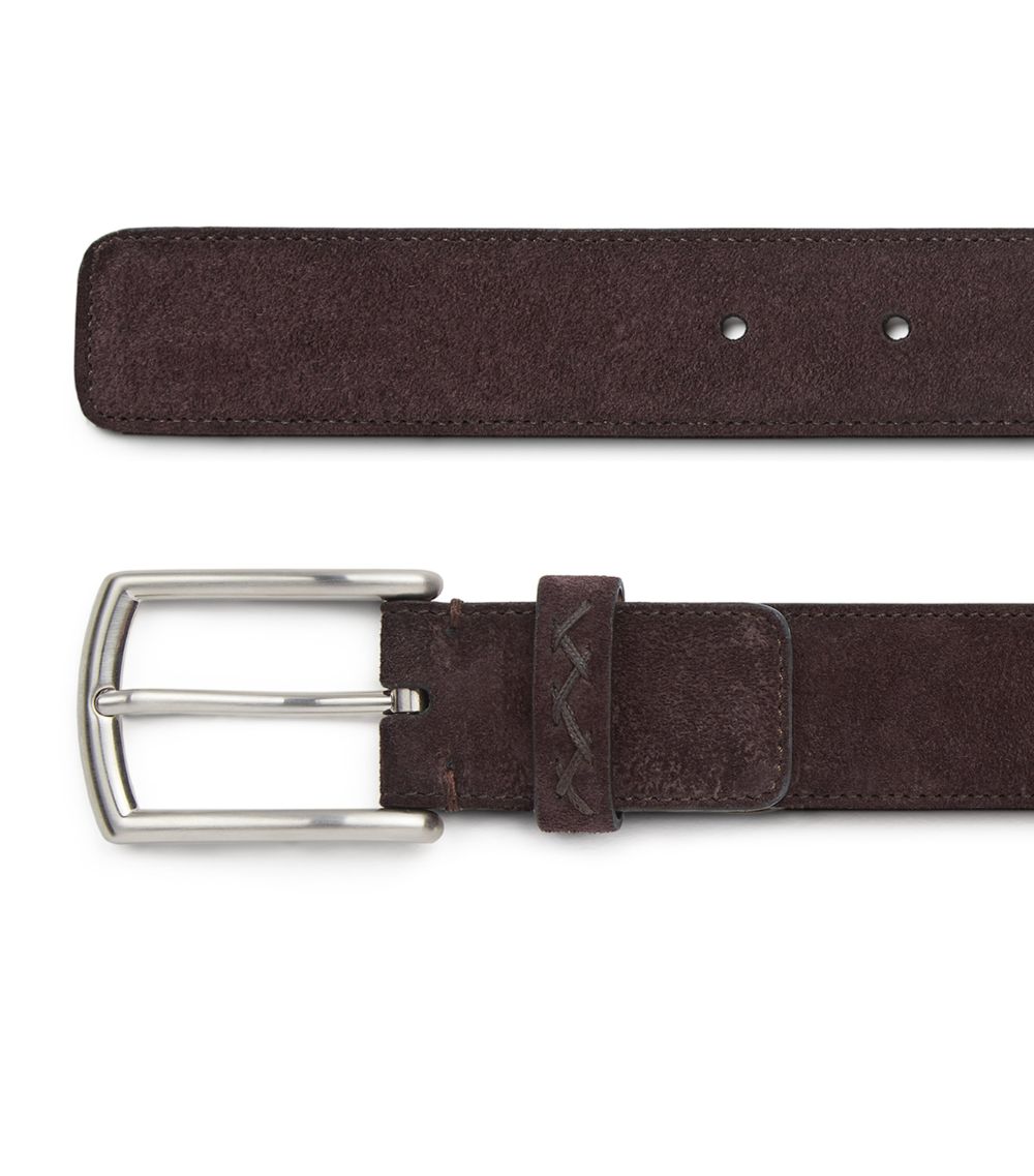 zegna Zegna Suede Belt