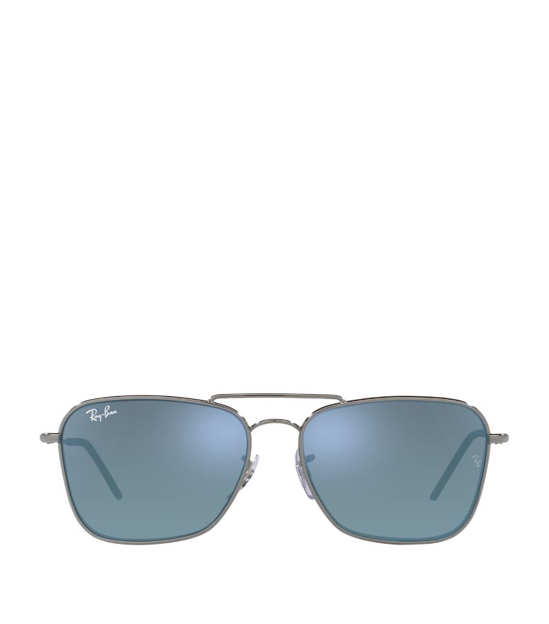 Ray-Ban Ray-Ban Gunmetal Square Sunglasses