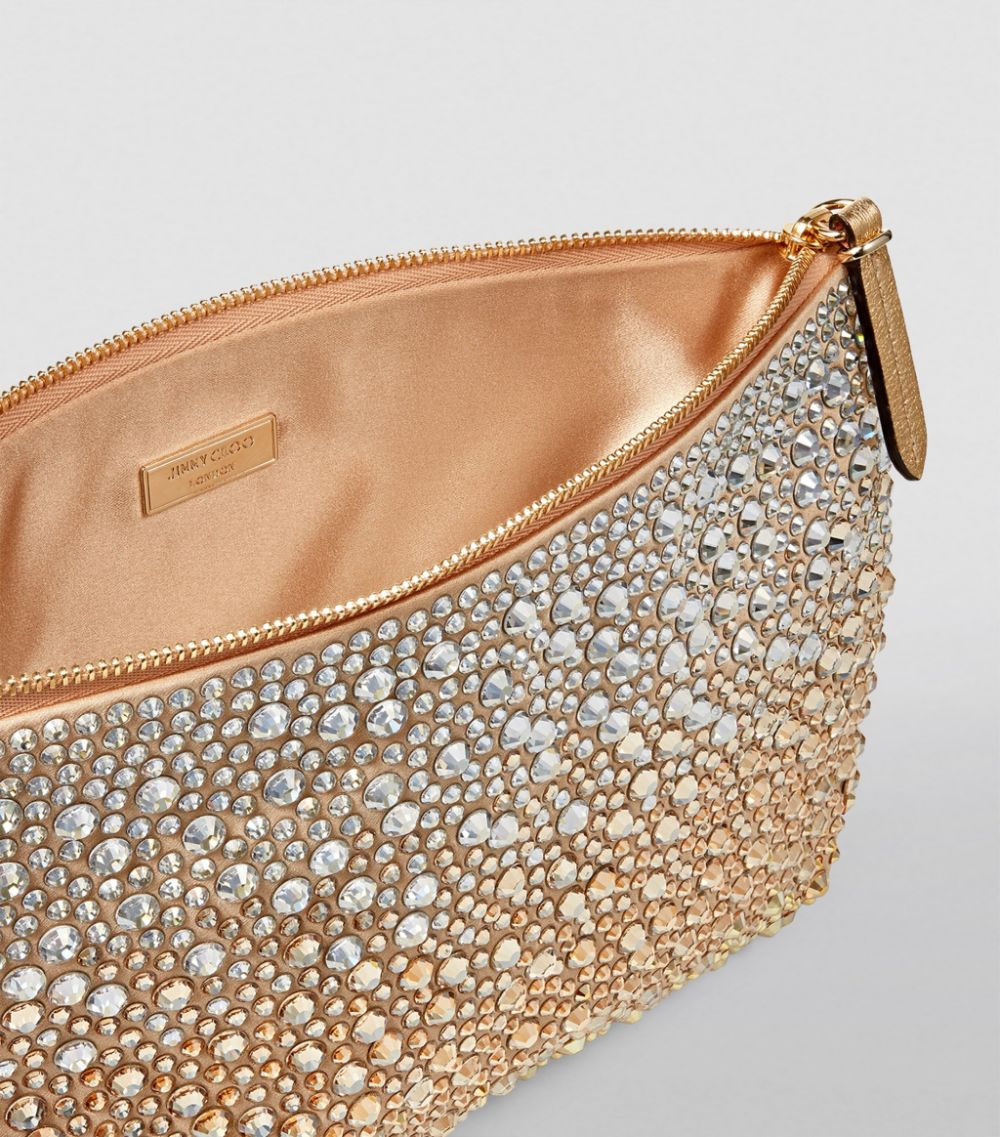 Jimmy Choo Jimmy Choo Crystal-Embellished Callie Clutch Bag