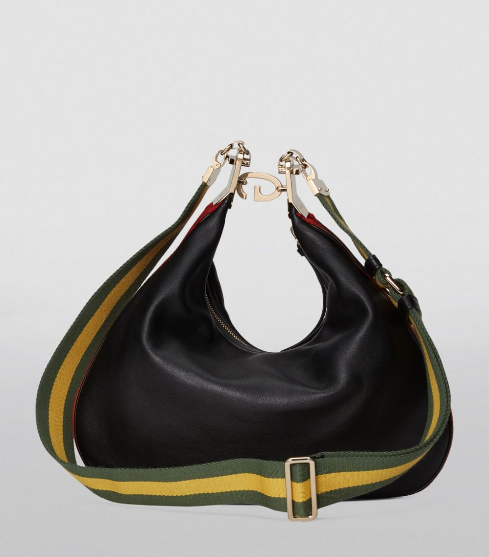 Gucci Gucci Large Leather Attache Shoulder Bag