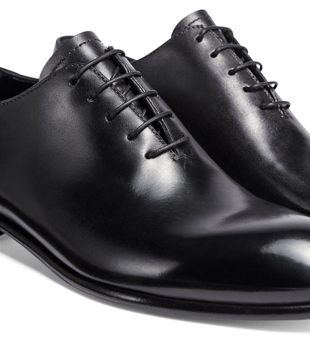 zegna Zegna Leather Vienna Oxford Shoes