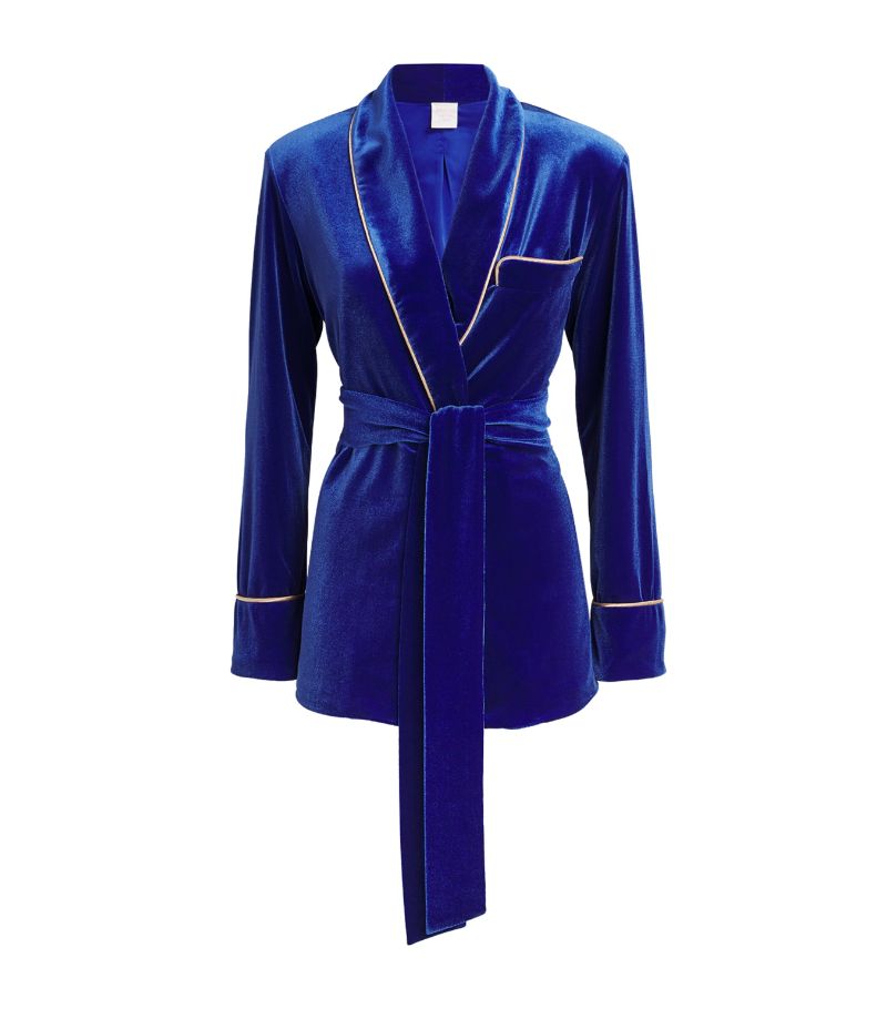 Loretta Caponi Loretta Caponi Velvet Nora Jacket