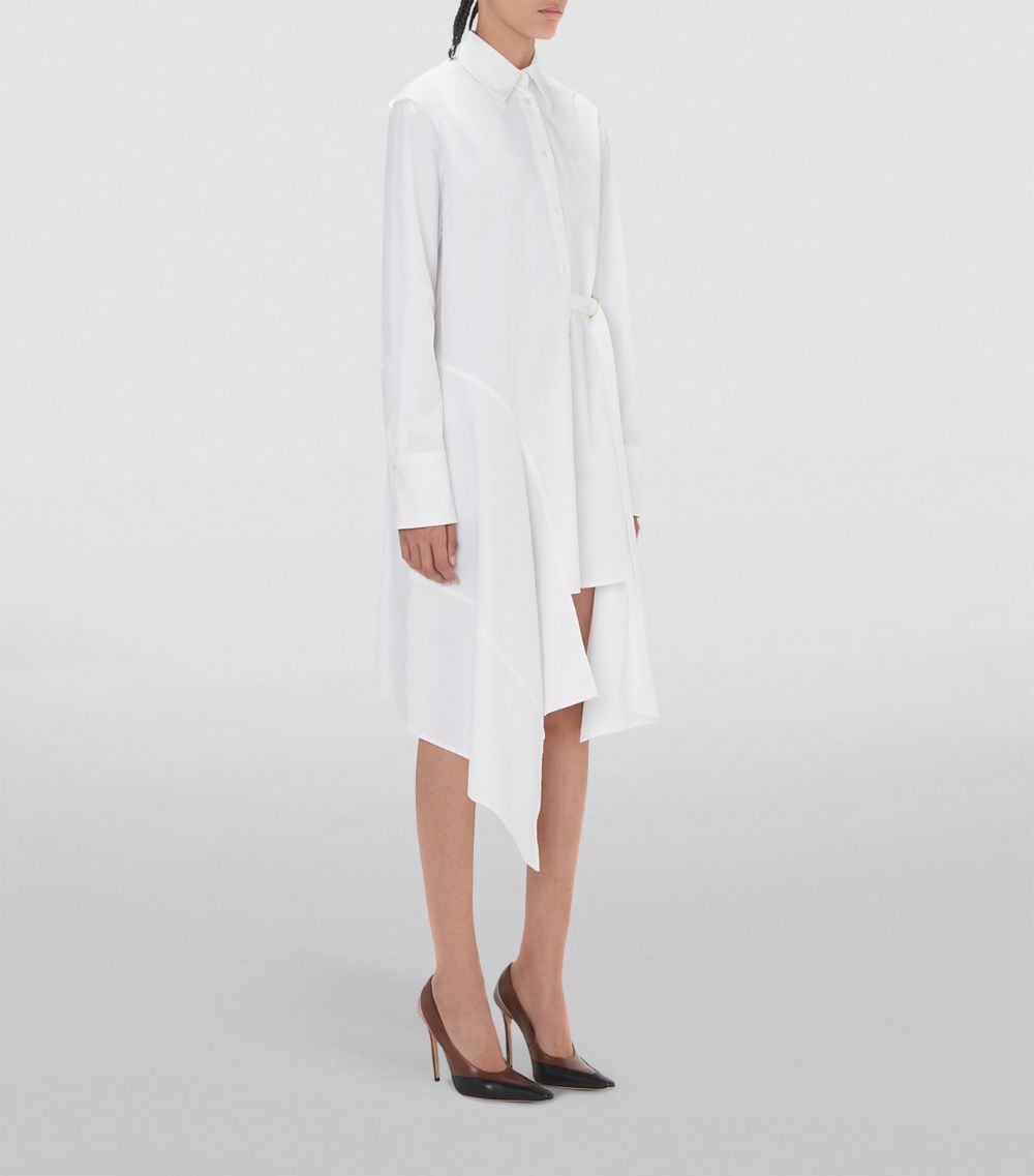 Jw Anderson Jw Anderson Cotton Deconstructed Shirt Dress