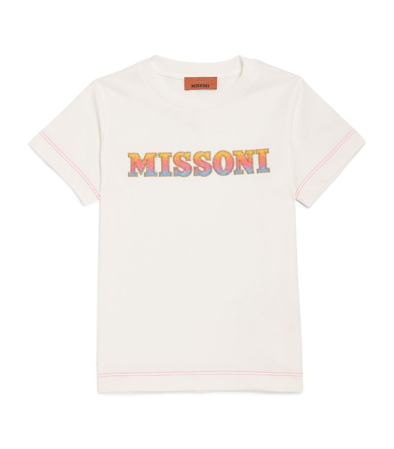 Missoni Kids Missoni Kids Logo-Embellished T-Shirt (12-14 Years)