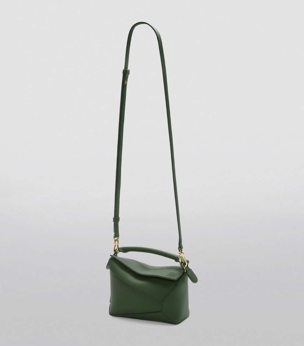 Loewe Loewe Mini Leather Puzzle Edge Top-Handle Bag