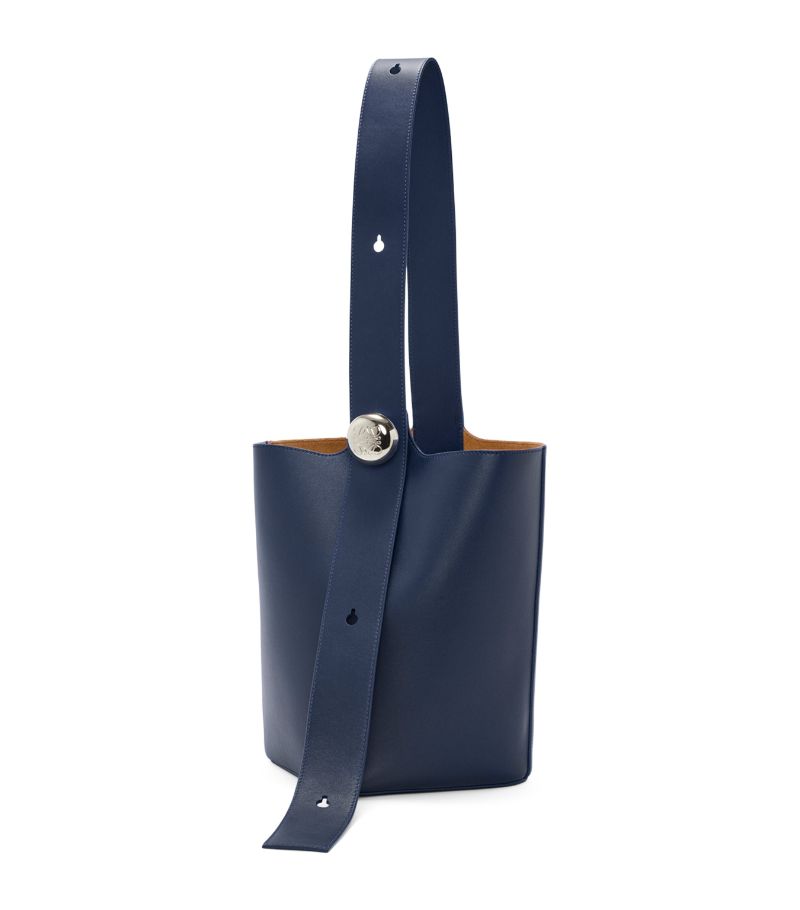 Loewe Loewe Medium Leather Pebble Bucket Bag