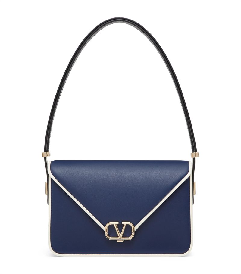 VALENTINO GARAVANI Valentino Garavani Leather Letter Shoulder Bag