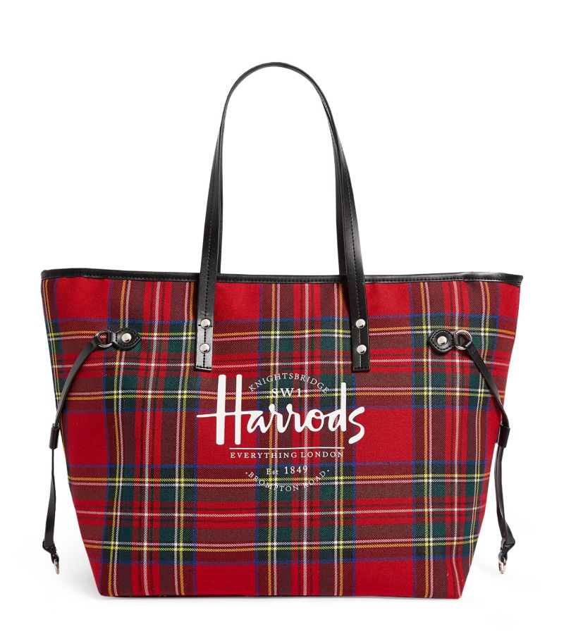 Harrods Harrods Southbank Royal Stewart Tote Bag