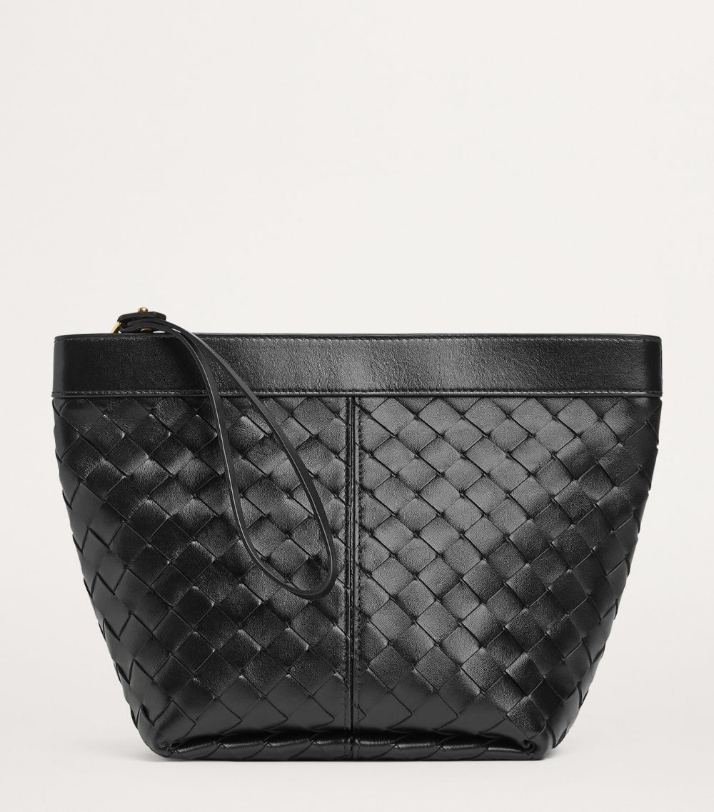 Bottega Veneta Bottega Veneta Medium Leather Prism Pouch