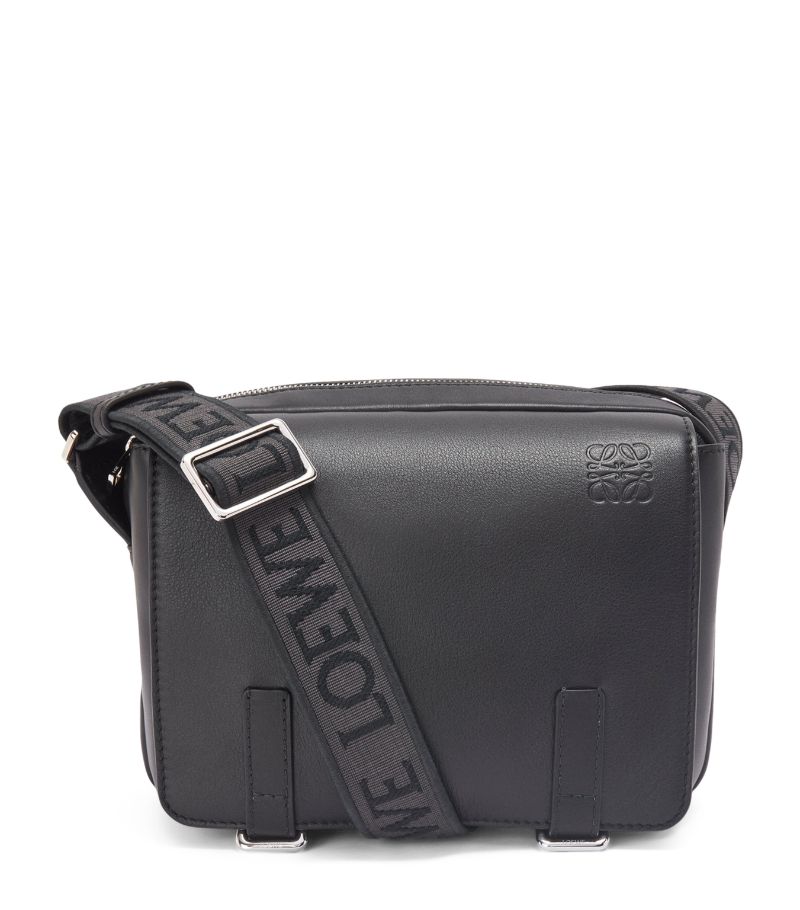 Loewe Loewe Xs Leather Military Messenger Bag