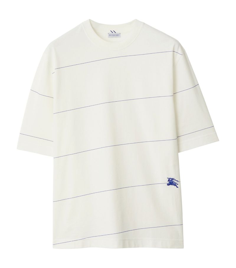 Burberry Burberry Cotton Striped Ekd T-Shirt