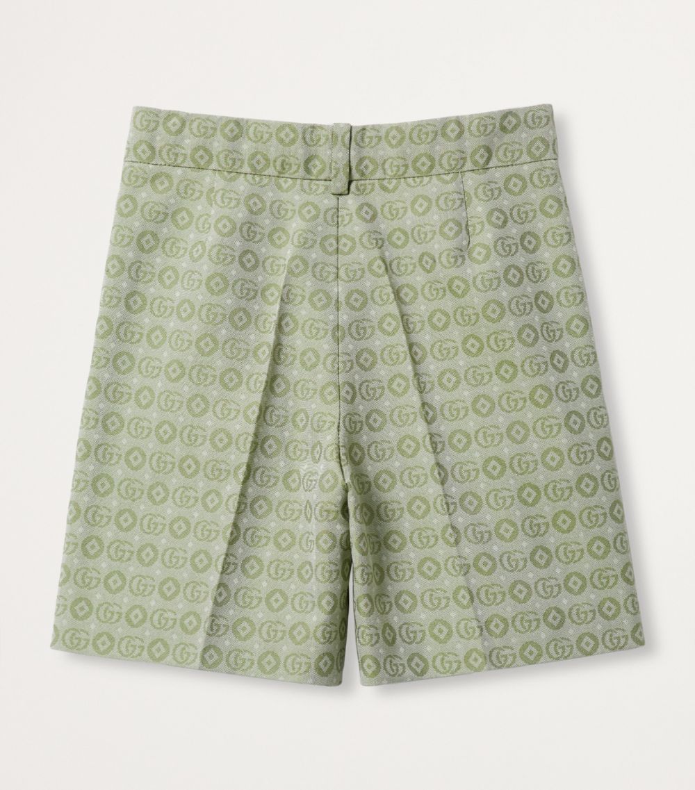 Gucci Gucci Kids Jacquard Double G Shorts (4-12 Years)