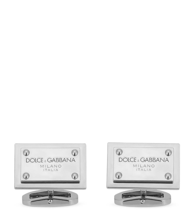 Dolce & Gabbana Dolce & Gabbana Logo Tag Cufflinks