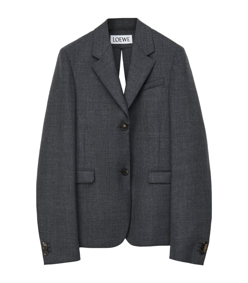 Loewe Loewe Wool Reverse-Split Blazer