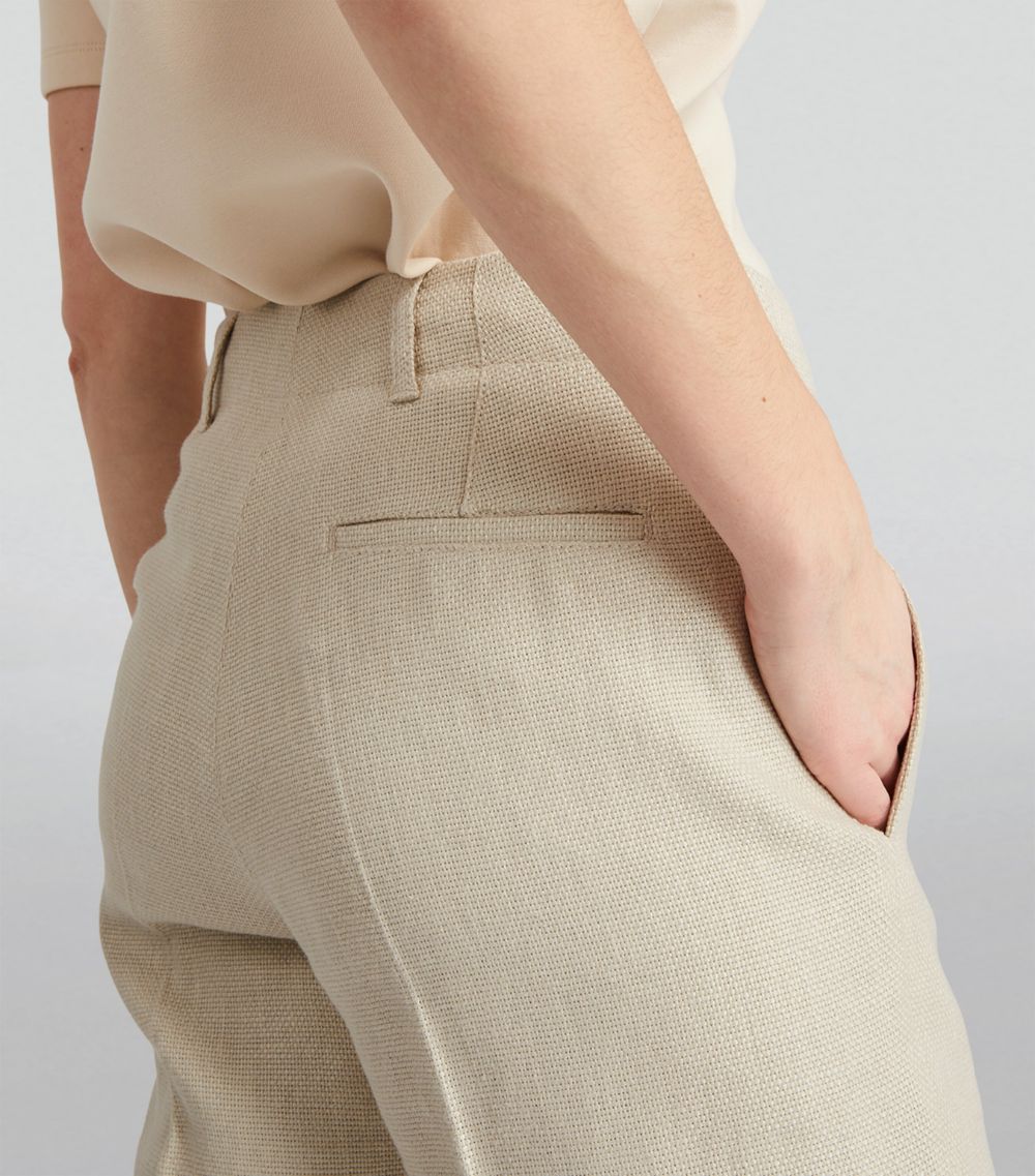 Max Mara Max Mara Linen-Blend Tailored Trousers