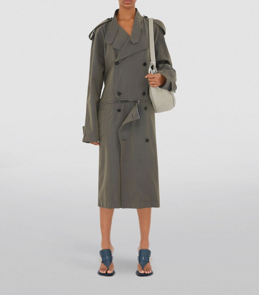 Burberry Burberry Cotton-Linen Trench Dress