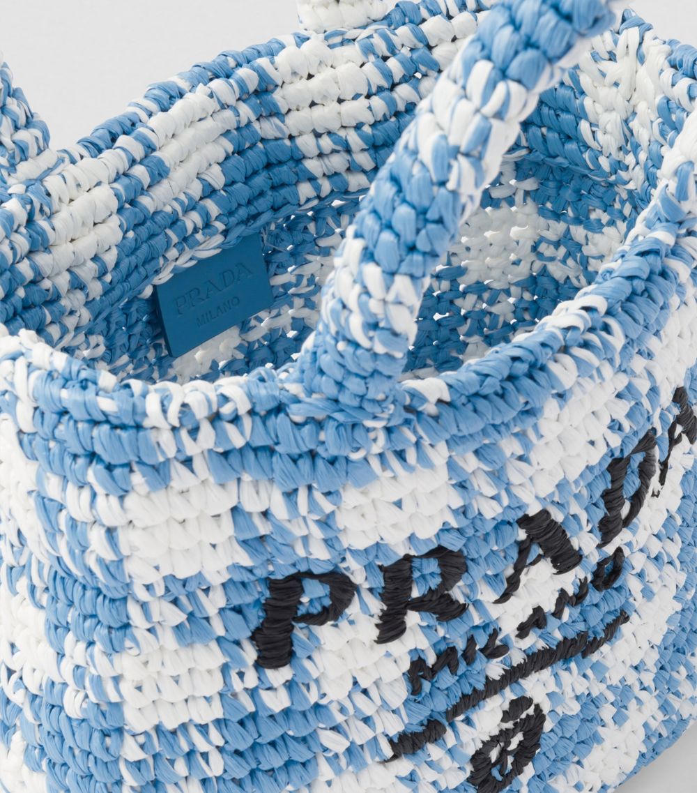 Prada Prada Small Crochet Tote Bag