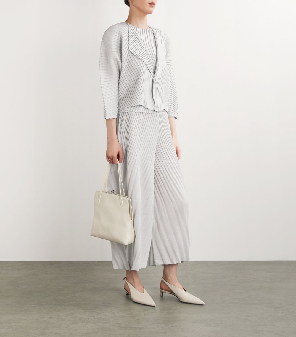 Issey Miyake Issey Miyake Linen Like Pleats Cardigan