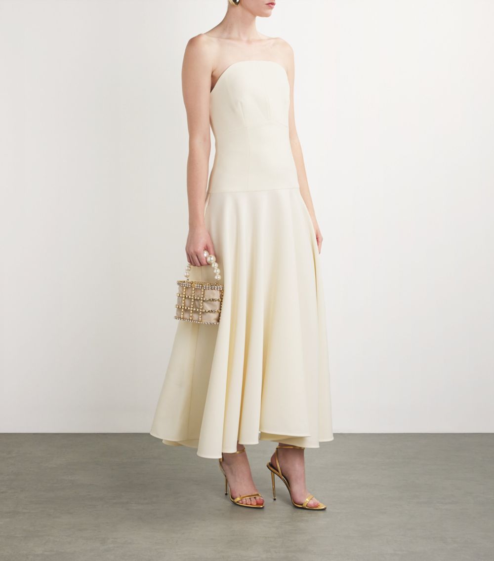 Roland Mouret Roland Mouret Strapless Midi Dress