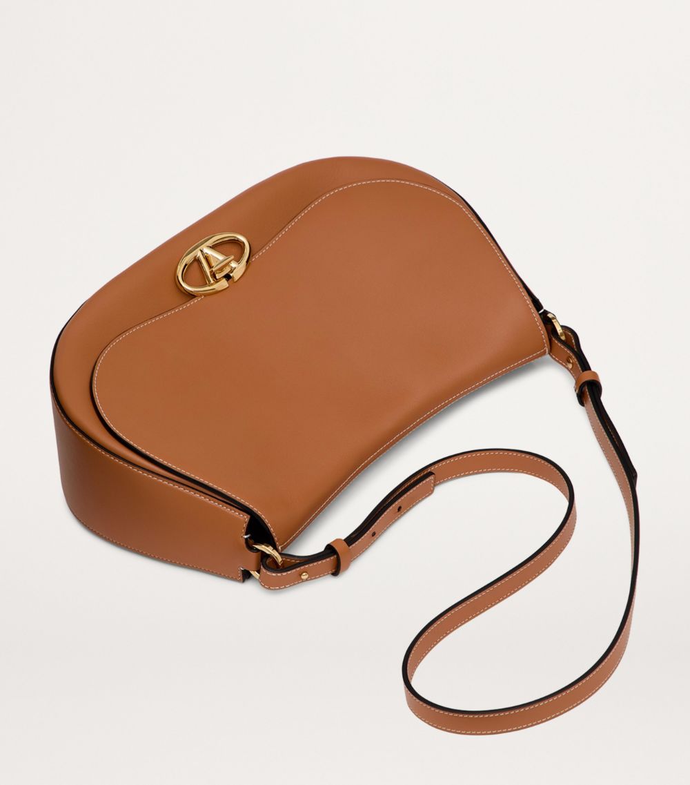 VALENTINO GARAVANI Valentino Garavani Leather Ohval Shoulder Bag