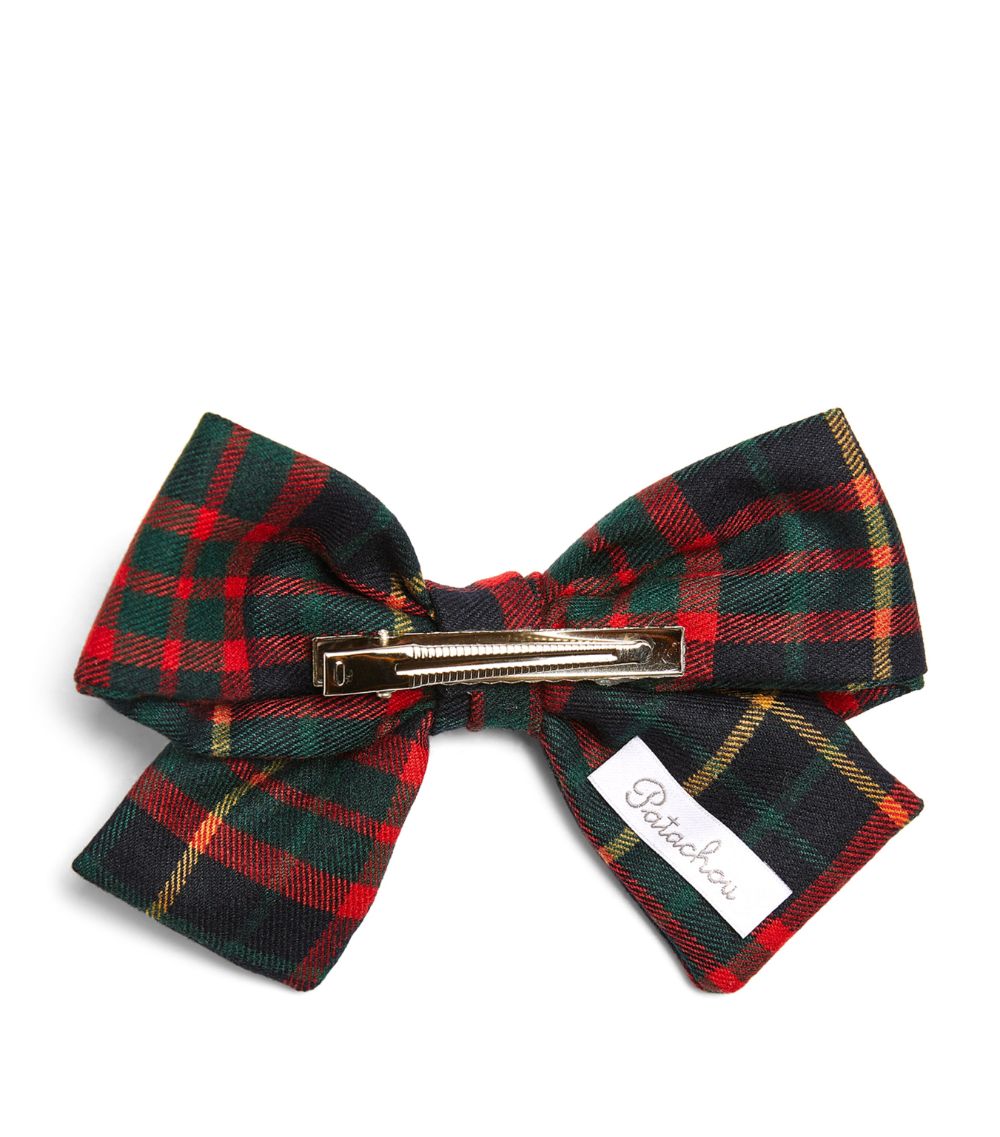 Patachou Patachou Tartan Bow Hair Clip