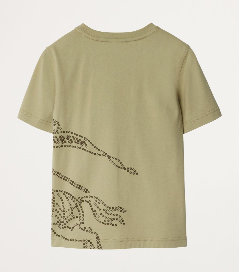 Burberry Burberry Kids Cotton Ekd Print T-Shirt (3-14 Years)