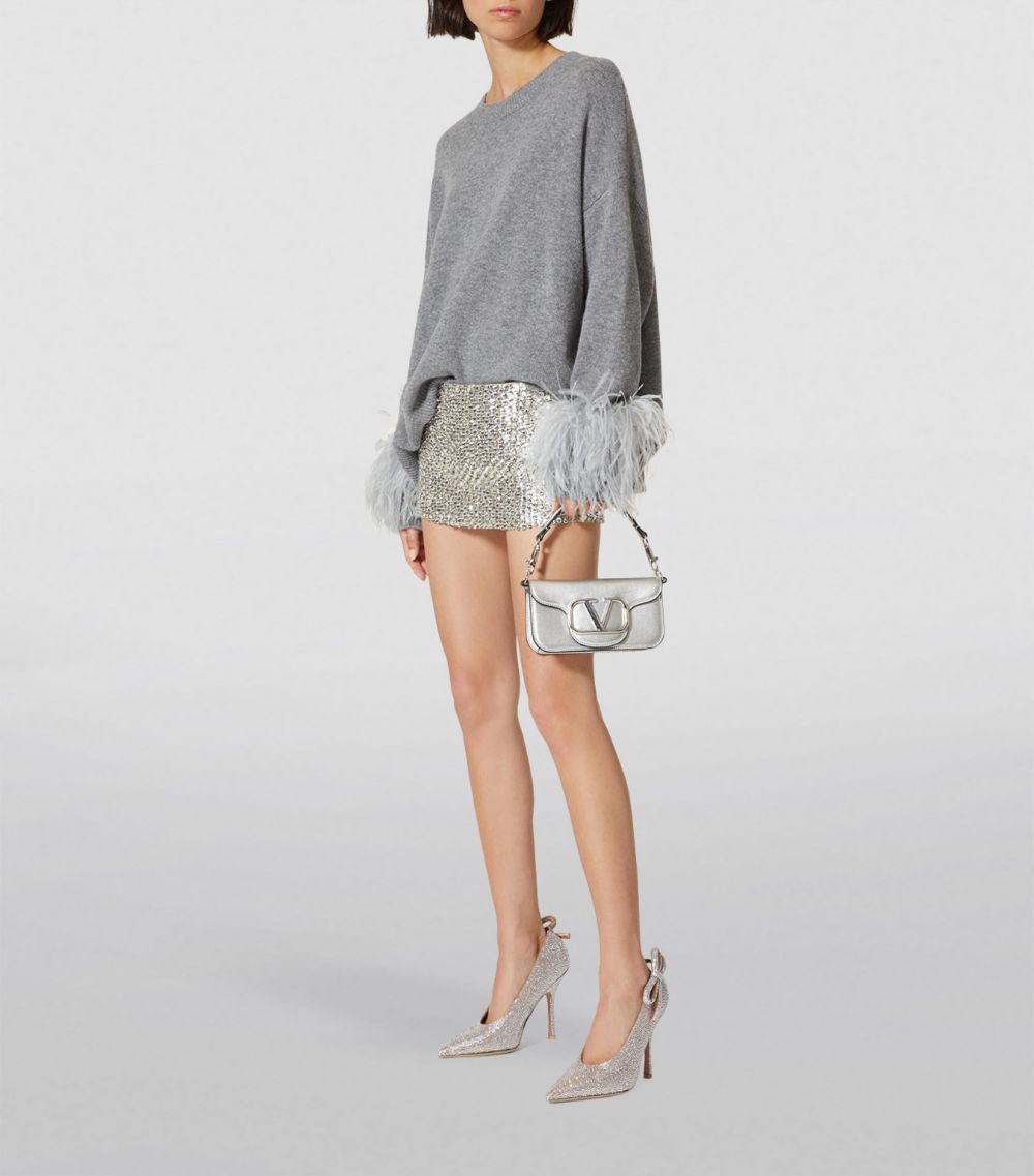 VALENTINO GARAVANI Valentino Garavani Crystal-Embellished Mini Skirt