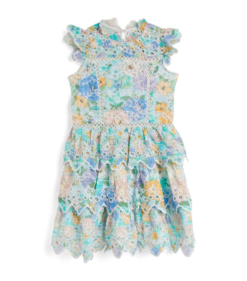 Marlo Marlo Embroidered Azure Dress (3-16 Years)