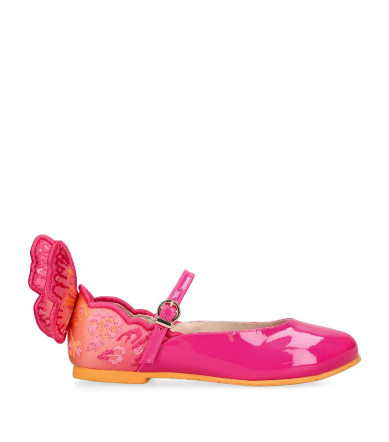 Sophia Webster Mini Sophia Webster Mini Leather Embroidered Chiara Flats