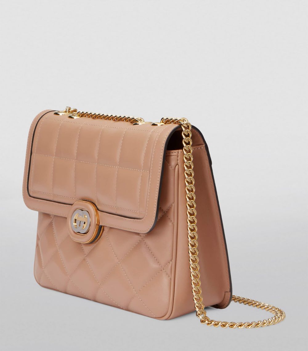 Gucci Gucci Small Leather Deco Shoulder Bag