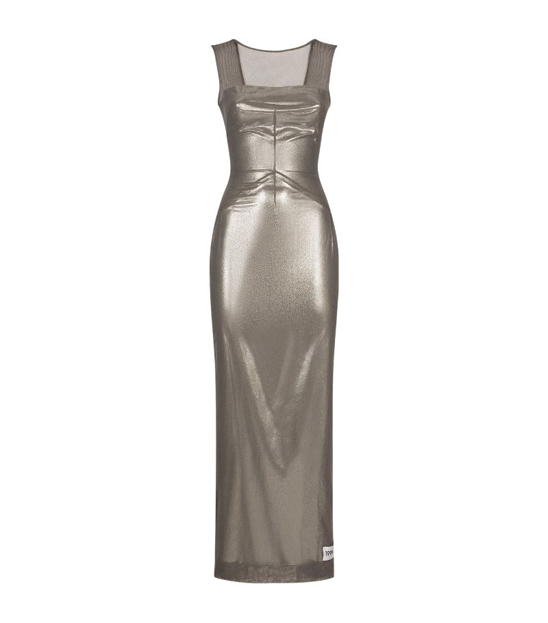 Dolce & Gabbana Dolce & Gabbana KIM DOLCE & GABBANA Metallic Maxi Dress