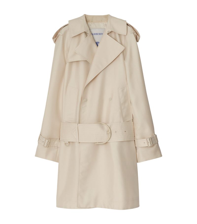 Burberry Burberry Silk-Blend Trench Coat