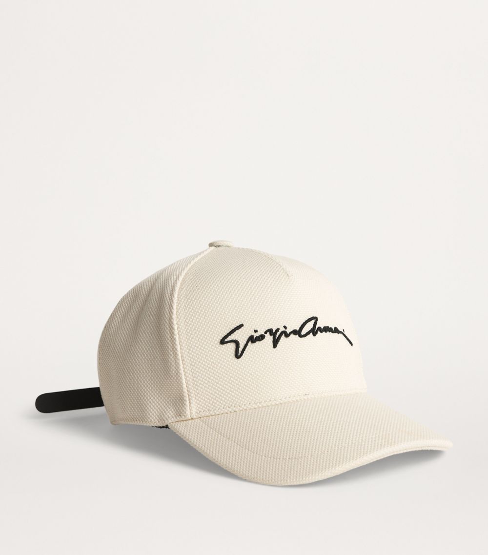 Giorgio Armani Giorgio Armani Script Logo Baseball Cap