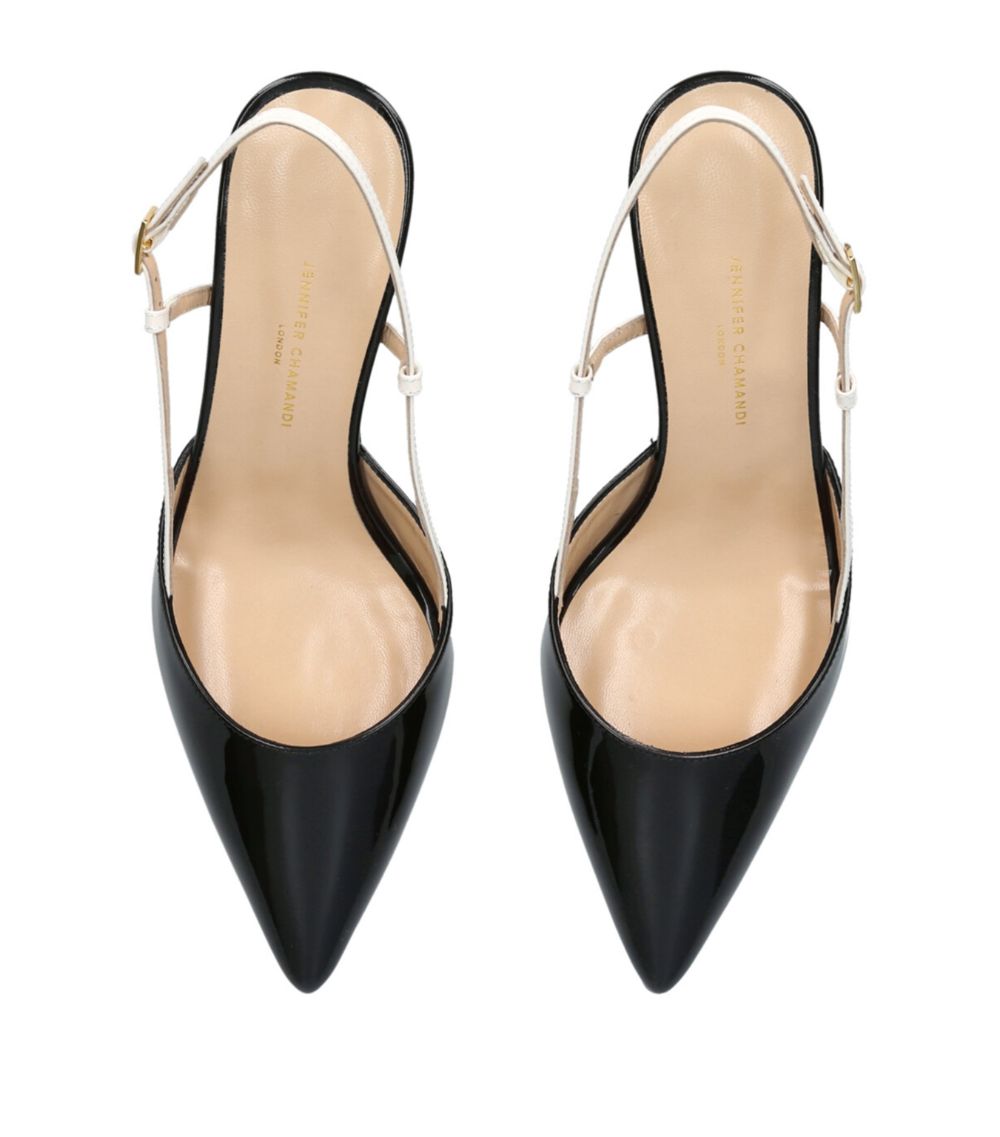 Jennifer Chamandi Jennifer Chamandi Leather Mario Slingback Pumps 65