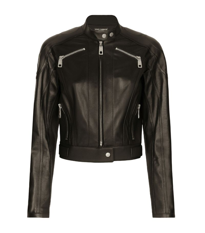 Dolce & Gabbana Dolce & Gabbana Leather Biker Jacket