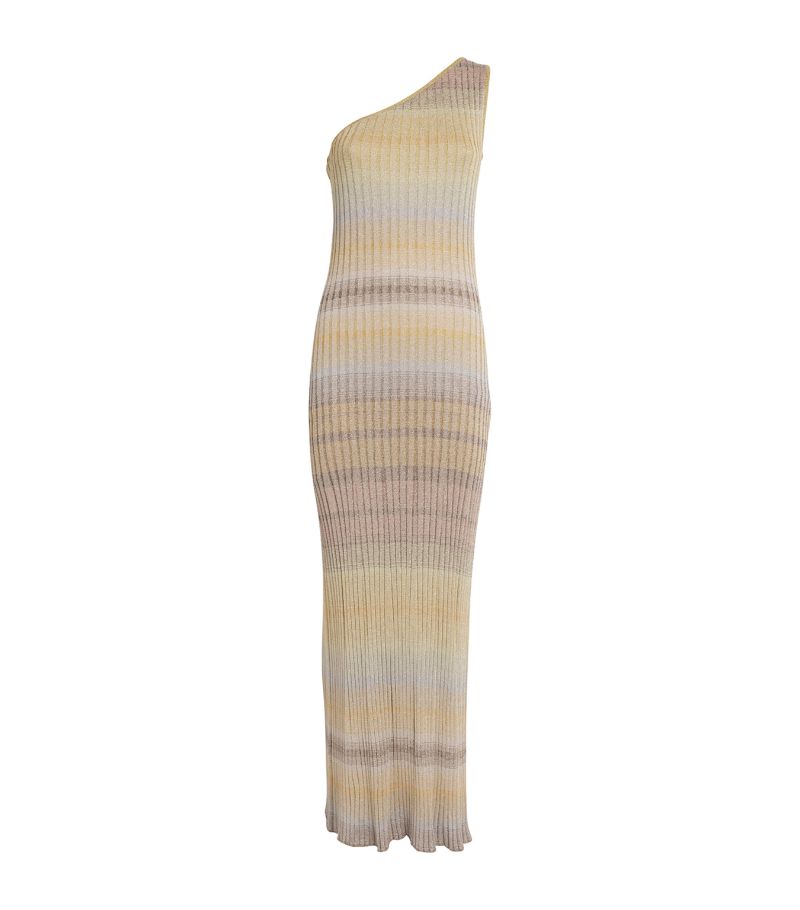 Missoni Missoni Chevron-Knit Asymmetrical Dress