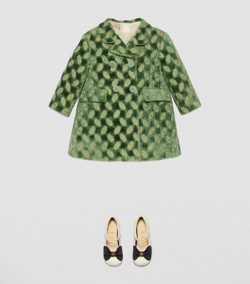 Gucci Gucci Kids Velvet Jacquard Coat (3-36 Months)