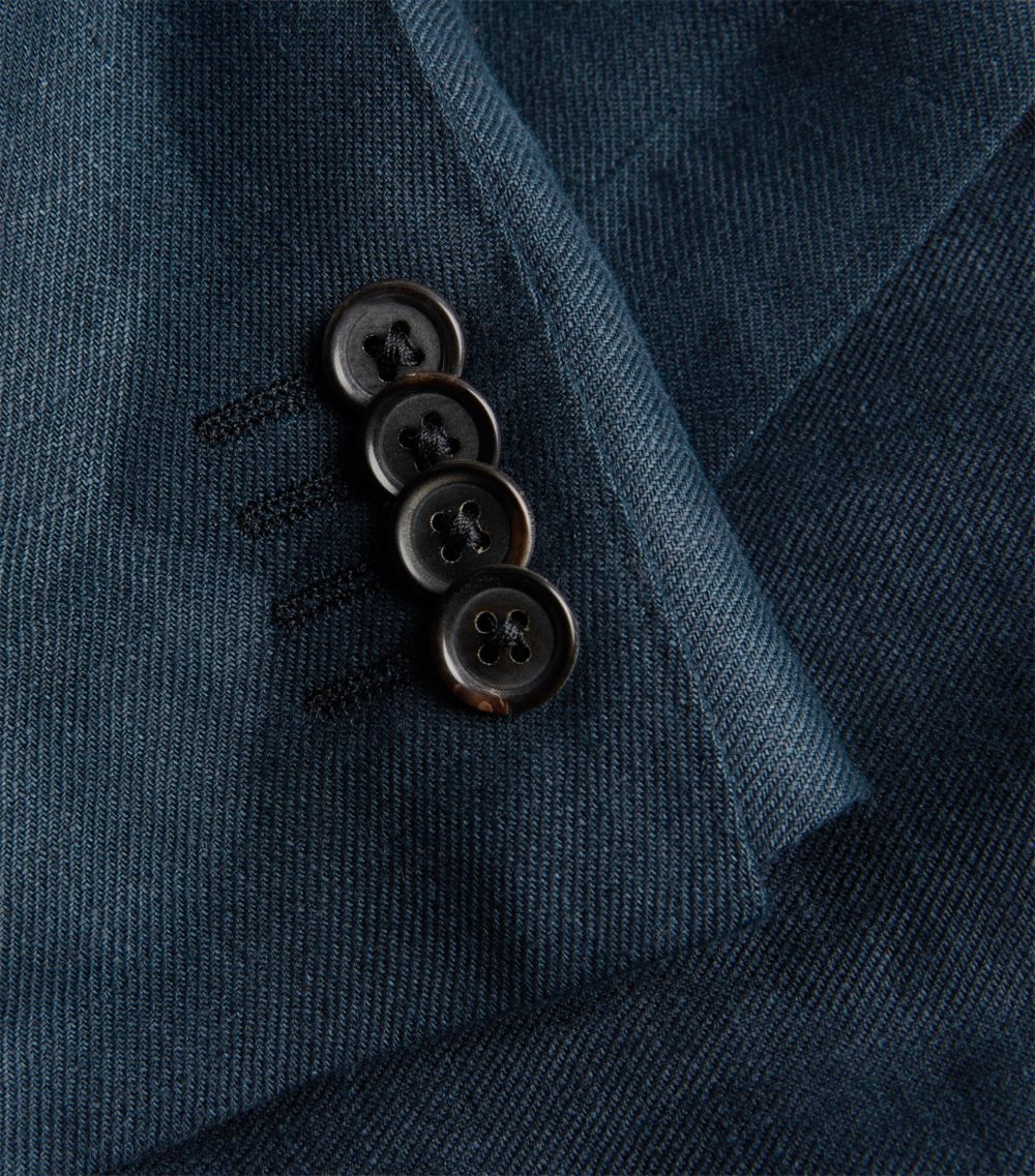 Corneliani Corneliani Linen Single-Breasted Blazer