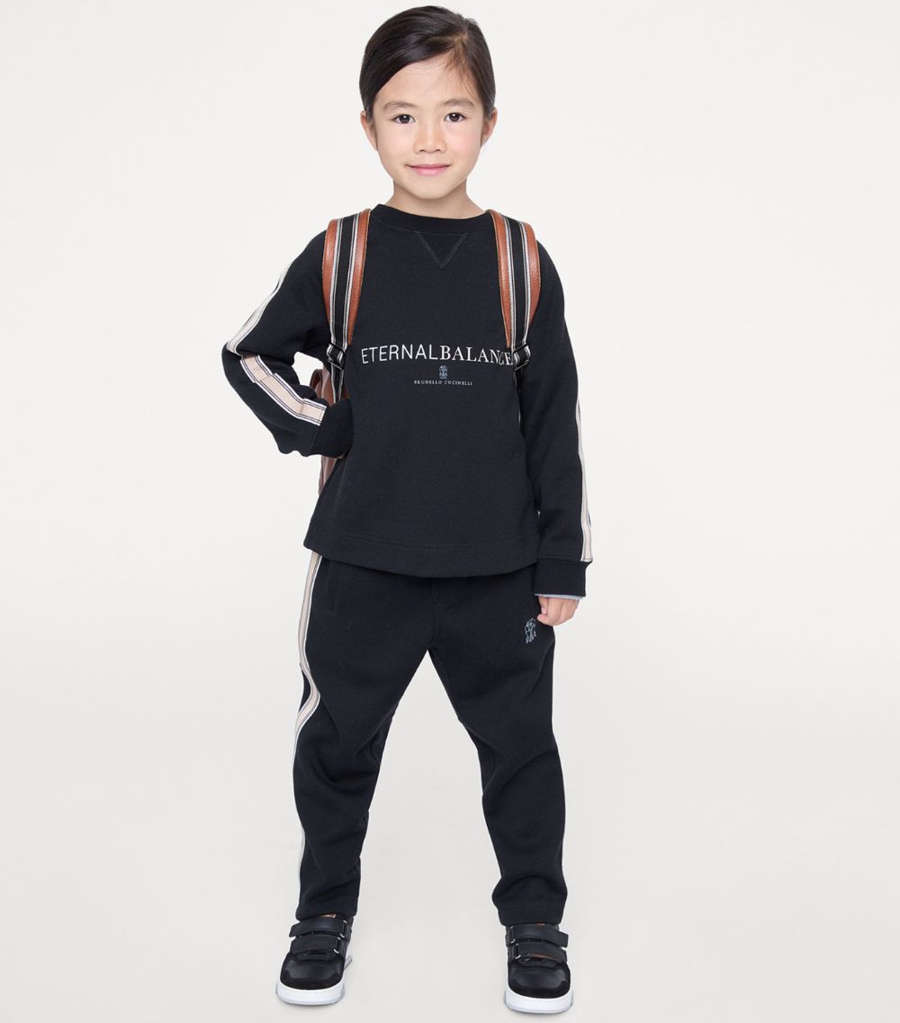 Brunello Cucinelli Kids Brunello Cucinelli Kids Cotton French Terry Sweatpants