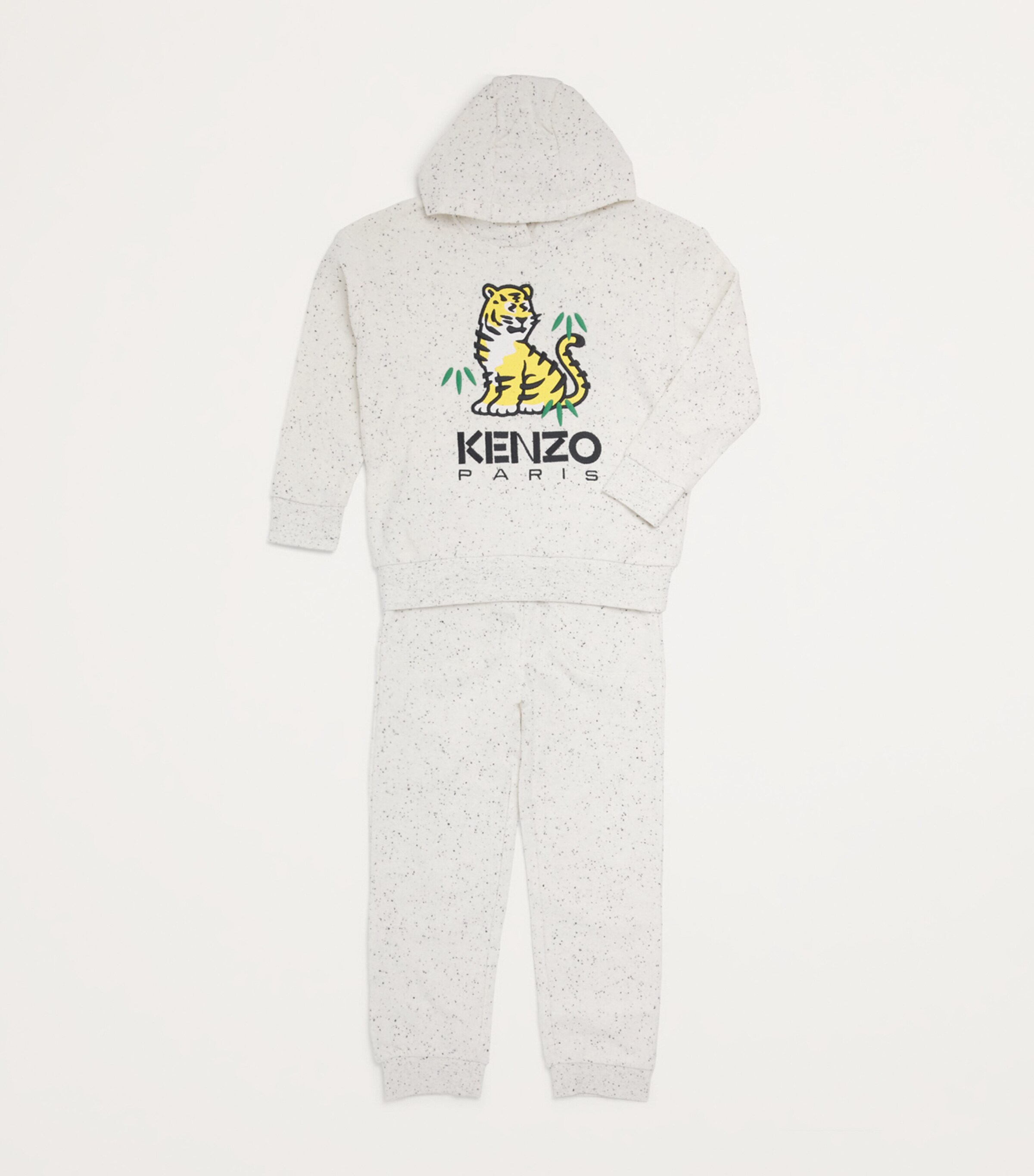 Kenzo Kids Kenzo Kids Cotton Embroidered Tiger Sweatpants